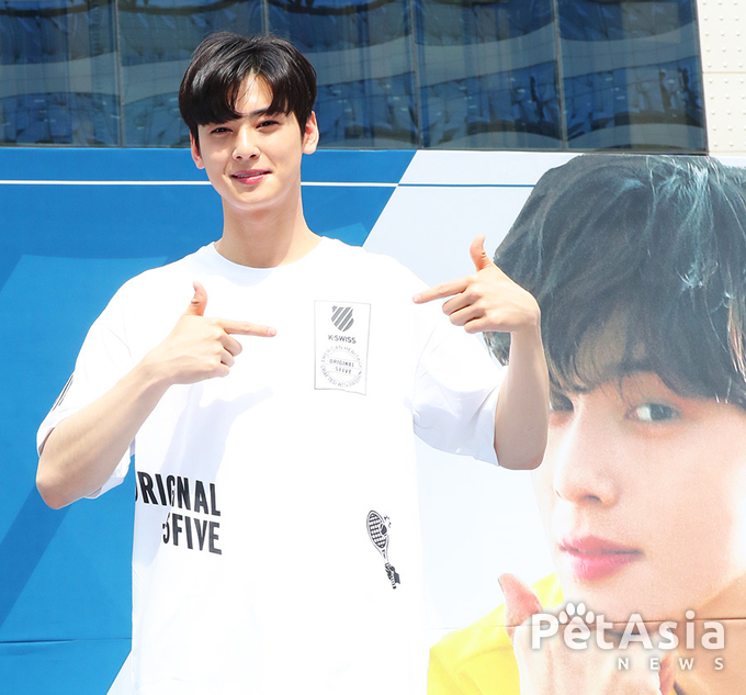'케이스위스 팬사인회 현장' 차은우 케이스위스 최고에요~~!